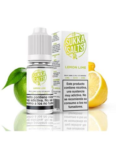 Lemon Lime - SUKKA SALTS 10 ml - 10 mg y 20 mg - Líquido con SALES DE NICOTINA
