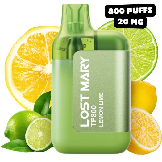 Lemon Lime TP800 Lost Mary by ElfBar | 20mg 800 Puffs |