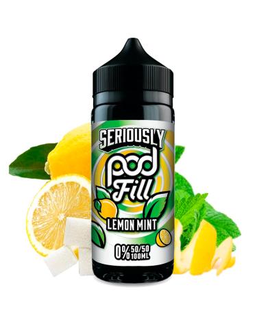 Lemon Mint Seriously Pod Fill 100ml + Nicokits Gratis