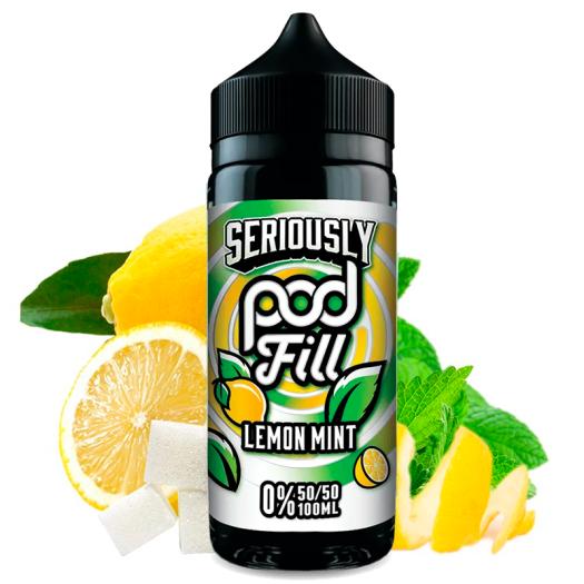 Lemon Mint Seriously Pod Fill 100ml + Nicokits Gratis