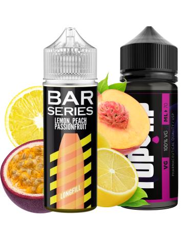 Lemon Peach Passion 10ml/120ml Longfill Bar Series
