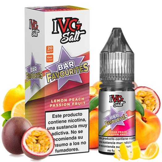 LEMON PEACH PASSION FRUIT 10 ml – I VG – Líquido com SAIS DE NICOTINA