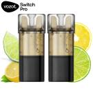 Lemon Lime | Pack 2 uds | Cartuchos Pré-Carregado 20mg Vozol Switch Pro