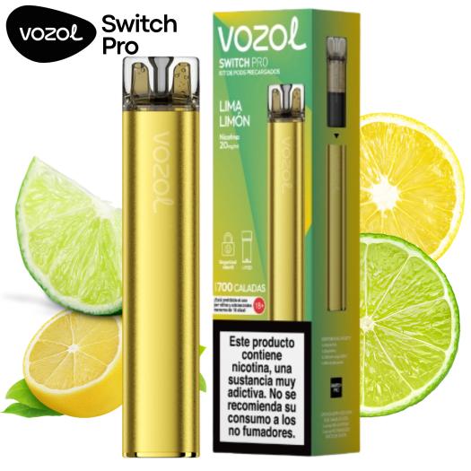 Lemon Lime | Vozol Switch Pro Starter Kit | Sais de Nicotina 20mg
