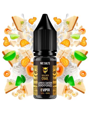 Lime Cream Dinocookies 10ml - Golden Owl - SAIS DE NICOTINA