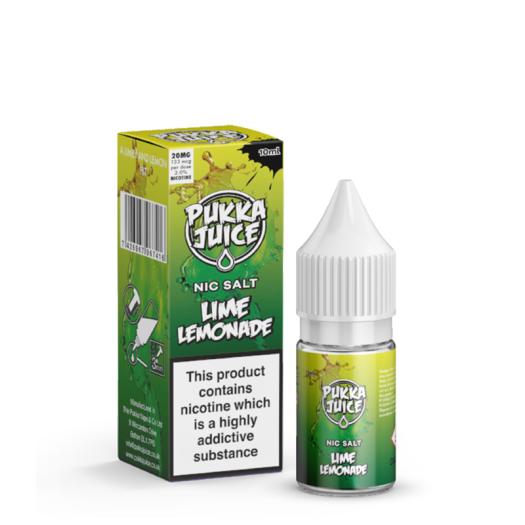LIME LEMONADE - Pukka Juice Salts 10 ml - 20 mg - Líquido con SALES DE NICOTINA