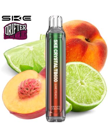 Lime Peach SKE x Drifter Crystal TB600 20mg Descartável