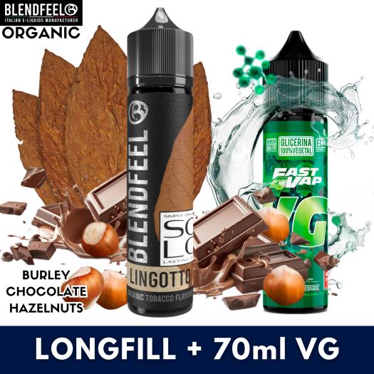 LINGOTTO 20ml/60 (Longfill) Blendfeel + 70ml VG Fast