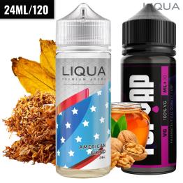 Liqua American Blend Aroma 24ml/120 (Longfill) + 70ML VG