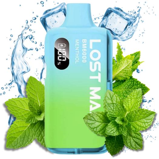 Descartável LOST MARY BM6000 | Menthol | 6000 puffs 20mg by ElfBar
