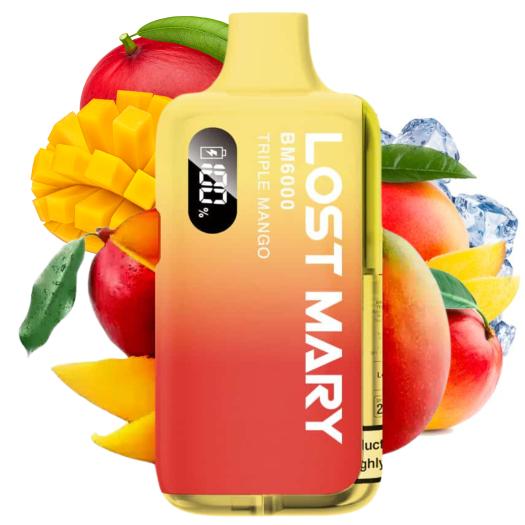 Descartável LOST MARY BM6000 | Triple Mango | 6000 puffs 20mg by ElfBar