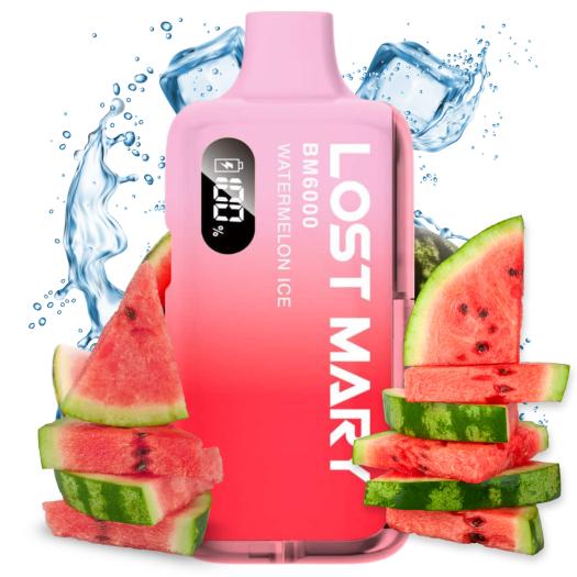 Descartável LOST MARY BM6000 | Watermelon Ice | 6000 puffs 20mg by ElfBar