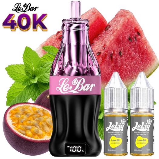 LOVE66 LeBar Starter Kit | 40.000 Puff 2x10ml 20mg