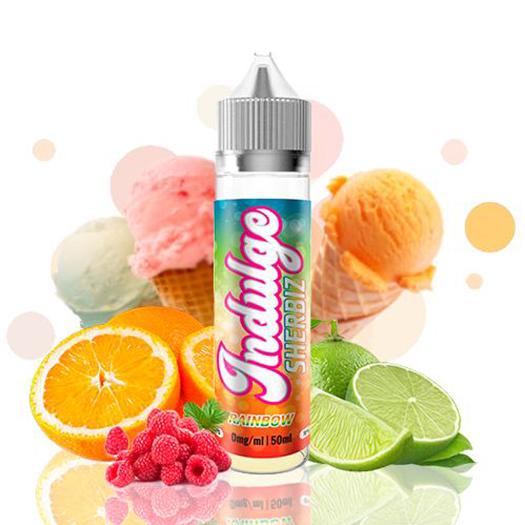 Líquido INDULGE eJuice SHERBIZ RAINBOW 50ml + Nicokit Gratis