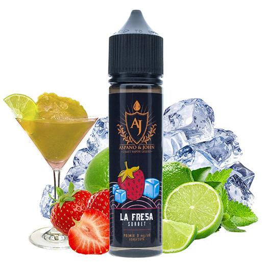 Líquido La Fresa Sorbet de ASPANO & JOHN 50ml + Nicokits Gratis Líquido La Fresa Sorbet de ASPANO & JOHN 50ml + Nicokits Gratis