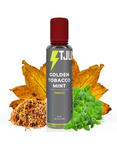 Líquido T-JUICE - GOLDEN TOBACO MINT 50ml + Nicokit Gratis