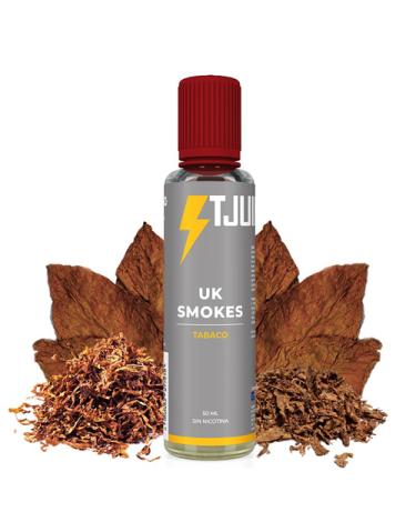 Líquido T-JUICE – UK Smokes 50ml + Nicokit Gratis