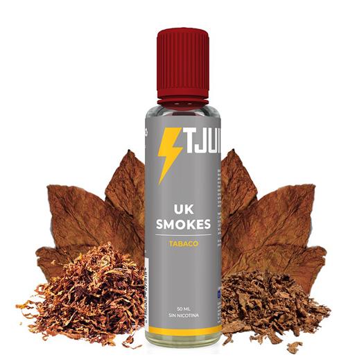 Líquido T-JUICE – UK Smokes 50ml + Nicokit Gratis Líquido T-JUICE – UK Smokes 50ml + Nicokit Gratis