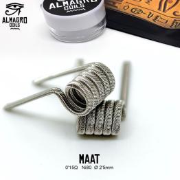 MAAT - Dual coil 0.15Ω Ni80 ⵁ2.5mm 5vueltas ALMAGRO Coils