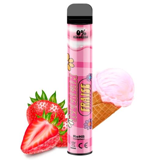 Magnum 2000 Puff Ice Cream Fraise Pod Descartável *2000puffs* SEM NICOTINA
