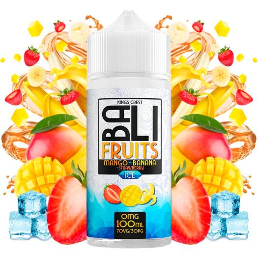 Mango + Banana + Strawberry Ice 100ml + Nicokits - Bali Fruits by Kings Crest