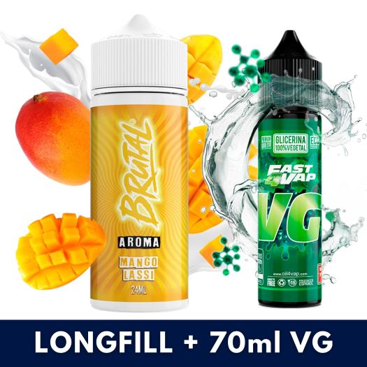 Mango Lassi 24ml/120 (Longfill) Just Juice Brutal + 70ml VG Fast