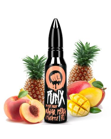 Mango, Peach & Pineapple 50ml + Nicokits Gratis - Riot Squad Punx