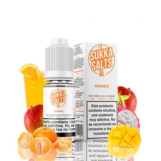 MANGA - SAIS DE SUKKA 10 ml - 10 mg e 20 mg - Líquido com SAIS DE NICOTINA