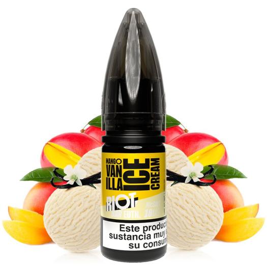 MANGO VANILLA ICE CREAM - Riot Squad Bar EDTN 10 ml - 10 mg y 20 mg - Líquido con SAIS DE NICOTINA
