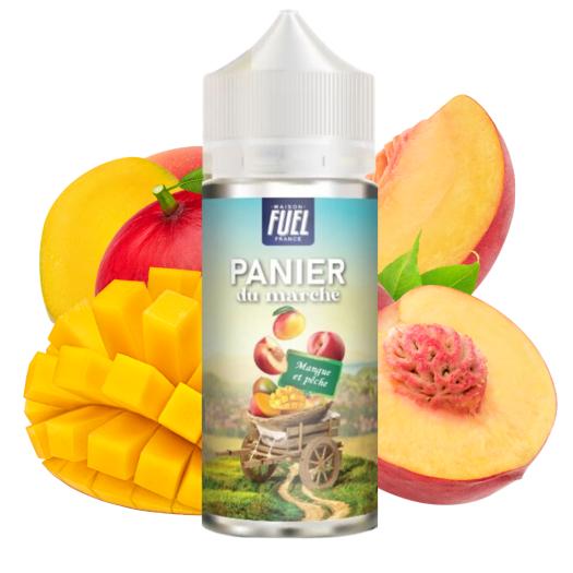Mangue Peche 100ml + NIcokits - Panier by Maison Fuel