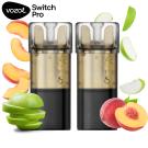 Apple Peach | Pack 2 uds | Cartuchos Pré-Carregado 20mg Vozol Switch Pro