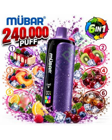 Mübar 6in1 240K Berry Mix 240.000 Puff