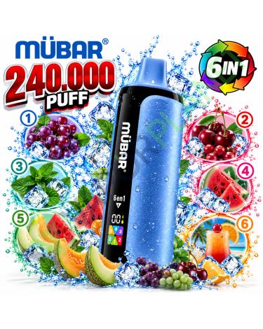 Mübar 6in1 240K Bold & Classic 240.000 Puff