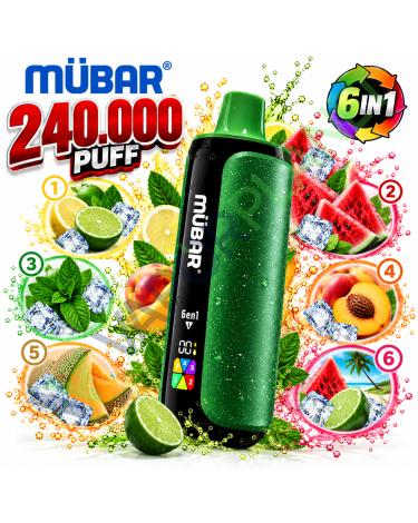 Mübar 6in1 240K Citrus Fresh 240.000 Puff