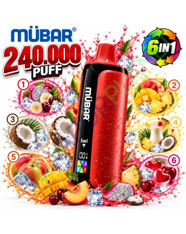 Mübar 6in1 240K Tropical Vibes 240.000 Puffs