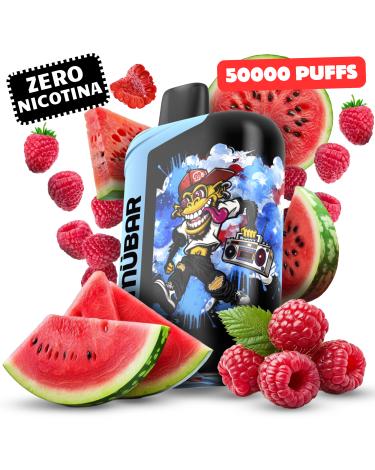 Mübar Eden Beast 50K Raspberry Watermelon Vape Descartável 0mg