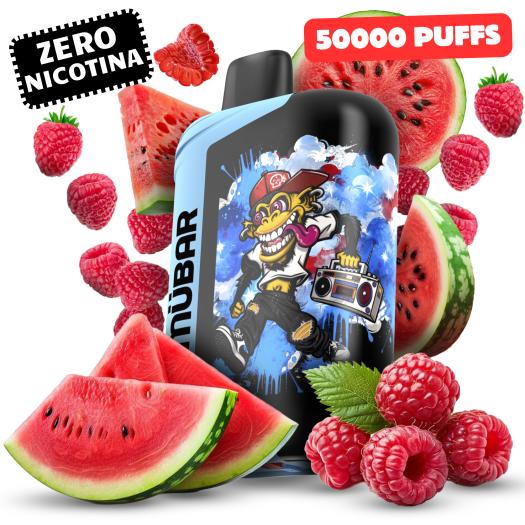 Mübar Eden Beast 50K Raspberry Watermelon Vape Descartável 0mg