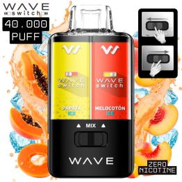 Melocoton Ice Papaya Ice 40.000 Puffs Bud Vape Wave Switch | Descartável |