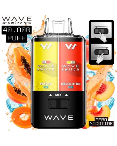 Melocoton Ice Papaya Ice 40.000 Puffs Bud Vape Wave Switch | Descartável |