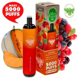 MELON ICE RED FRUITS Ma Maxi vape 5000 puffs SEM NICOTINA