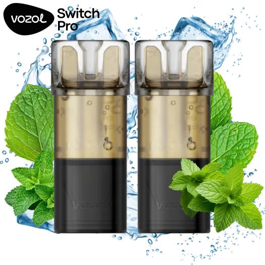 Fresh Mint | Pack 2 uds | Cartuchos Pré-Carregado 20mg Vozol Switch Pro