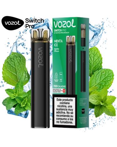 Fresh Mint | Vozol Switch Pro Starter Kit | Sais de Nicotina 20mg