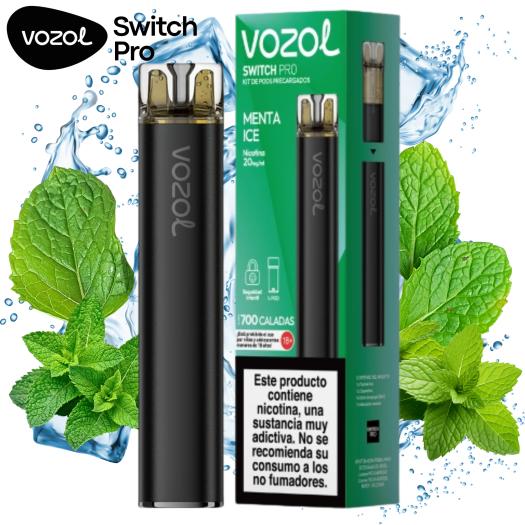 Fresh Mint | Vozol Switch Pro Starter Kit | Sais de Nicotina 20mg