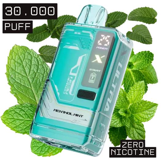 MENTHOL MINT Descartável GUDBAR X-Ultra 30000 Puffs (SEM NICOTINA)