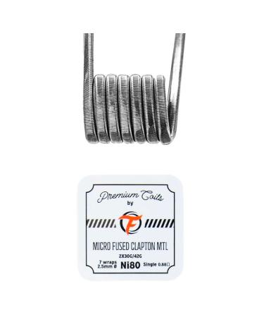 Micro Fused Clapton MTL Ni80 0.88Ω New Version (10pcs) - Fumytech