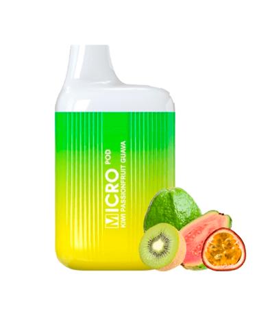 Micro Pod Descartável Kiwi Passionfruit Guava 20mg