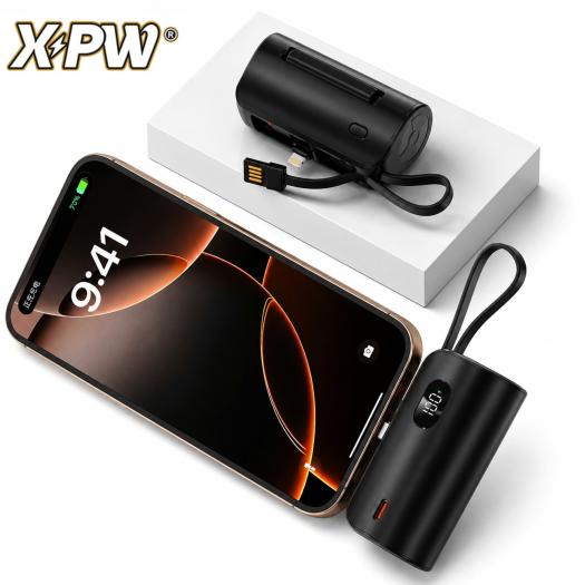 Mini bateria externa XPW 5000mAh | Power Bank USB-C