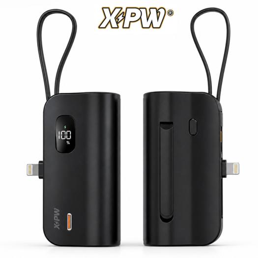 Mini bateria externa XPW 5000mAh | Power Bank USB-C