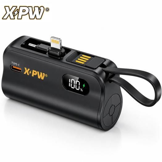 Mini bateria externa XPW 5000mAh | Power Bank USB-C