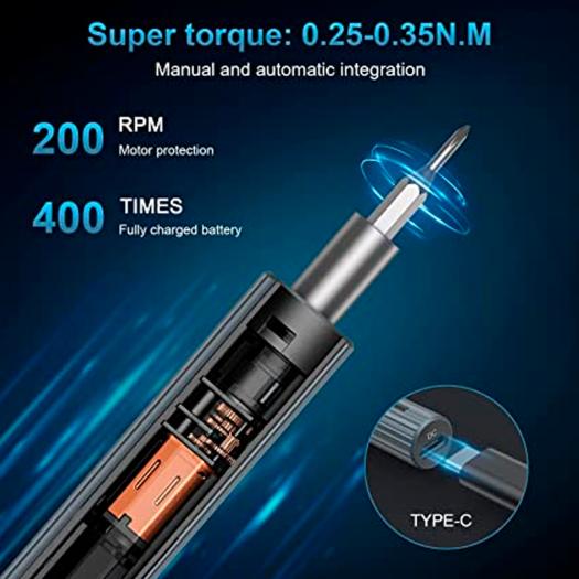 Mini Chave de Fenda Elétrica de Precisão 36in1